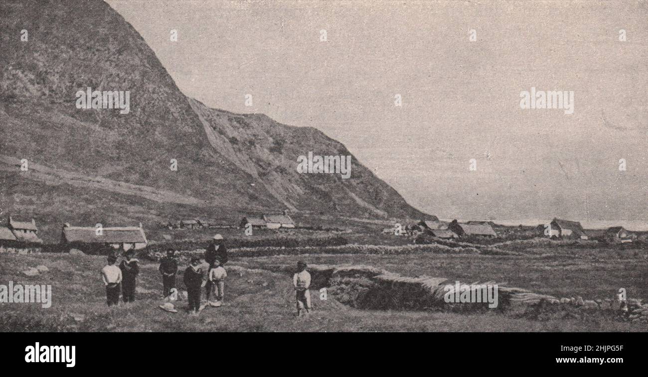 Edinburgh of the Seven Seas, die einzige Gemeinde im abgelegenen Tristan da Cunha. Atlantische Inseln (1923) Stockfoto