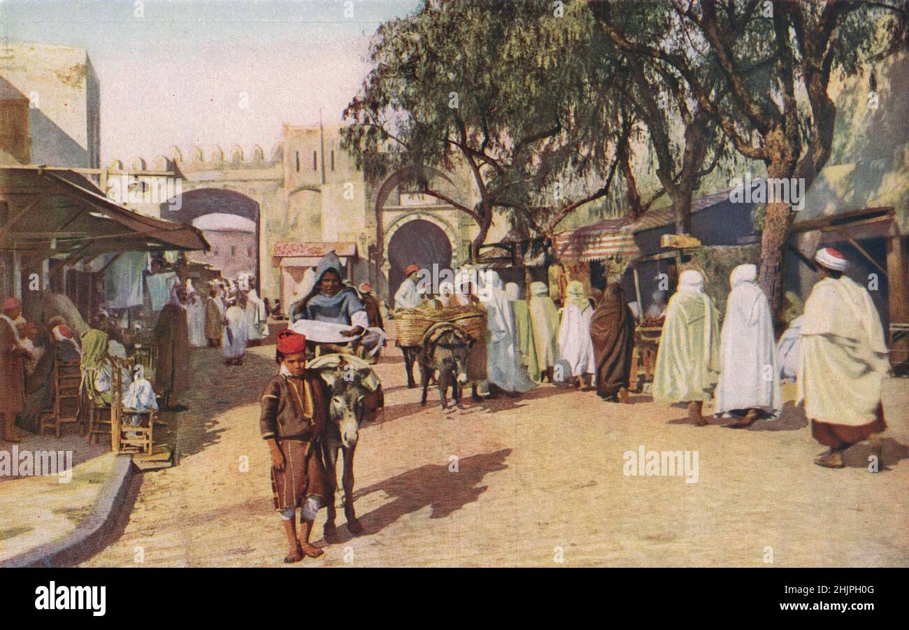 Kairwan, Tunesien (1923) Stockfoto