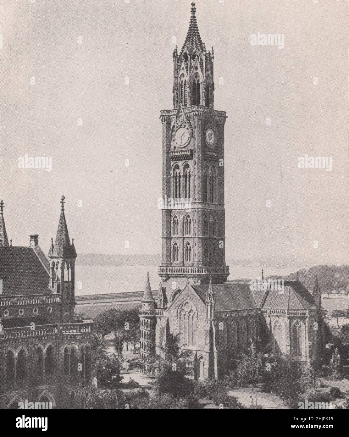 Uhrenturm mit der besten Aussicht auf Bombay. Indien. Bombay City (1923) Stockfoto