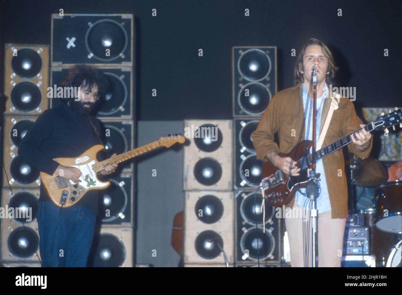 The Grateful Dead Performing in 1975 Credit: Jeffrey Mayer / Rock Negatives / MediaPunch Stockfoto