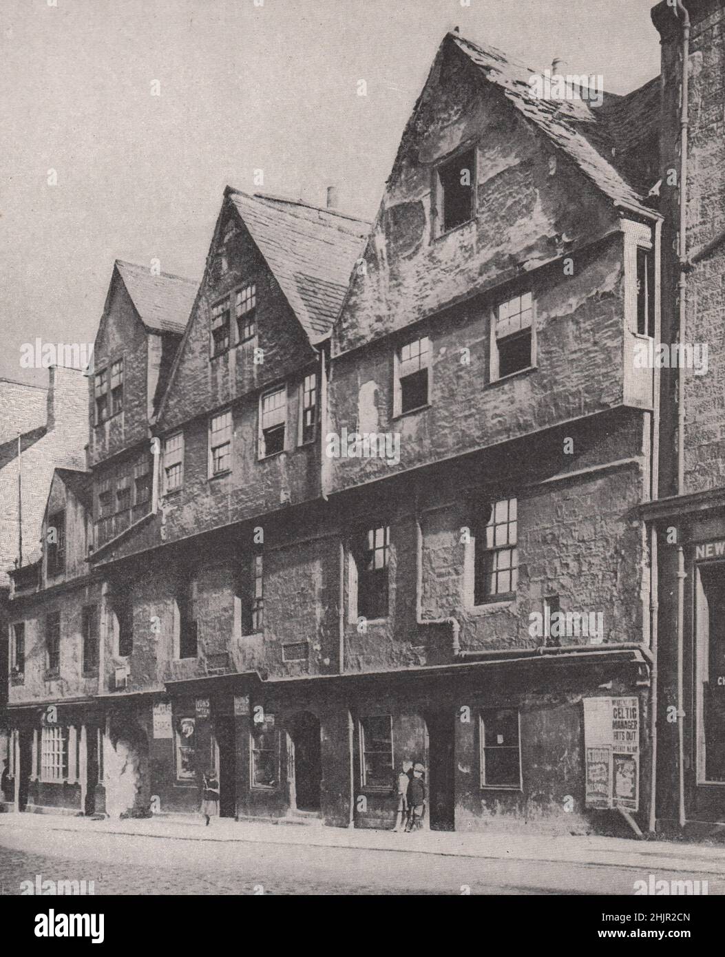Die Heimat der verschwundenen höfischen Pracht. Schottland. Edinburgh (1923) Stockfoto
