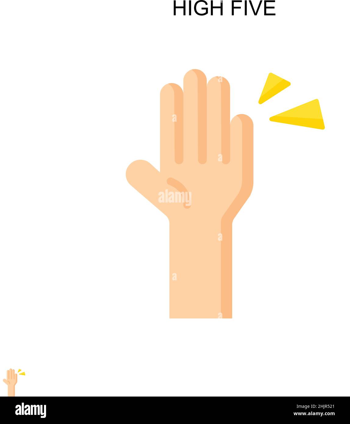 Fünf einfache Vektorsymbole hoch. Illustration Symbol Design-Vorlage für Web mobile UI-Element. Stock Vektor Fünf einfache Vektorsymbole hoch. Illustration Symbol Design-Vorlage für Web mobile UI-Element. Stock Vektor