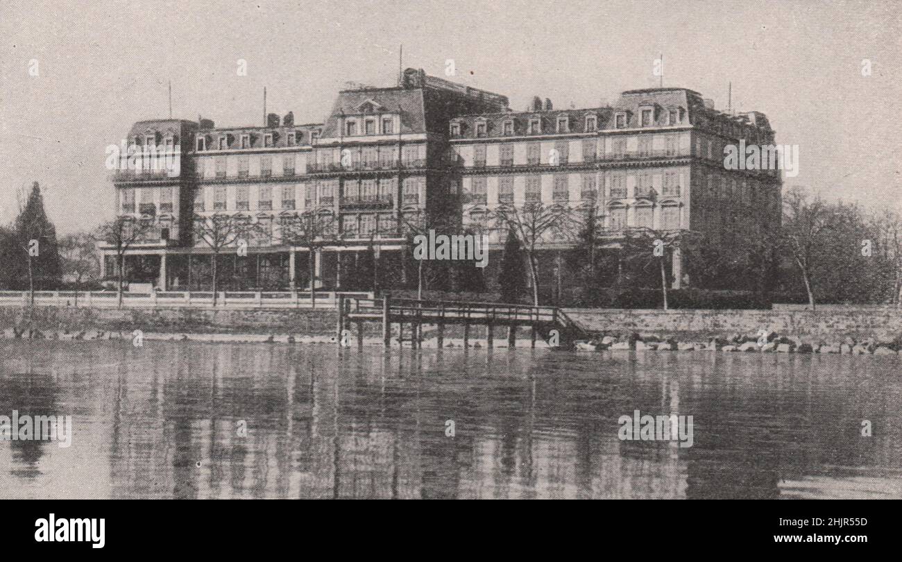 Stattliche Zentrale des Völkerbundes, Genf. Schweiz (1923) Stockfoto