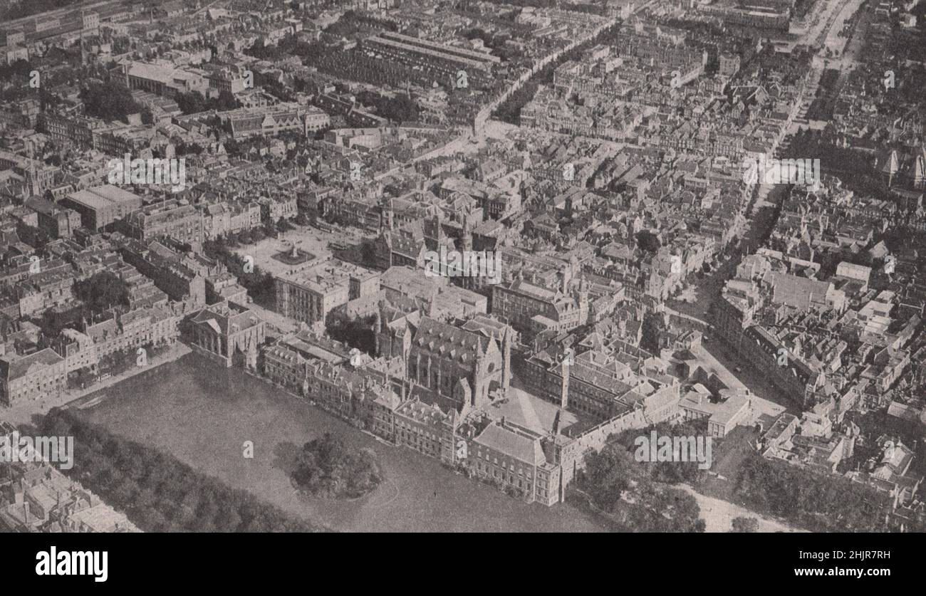 Den Haag, reichste Stadt und stattliche Verwaltungshauptstadt des Königreichs von ihnen Niederlande. Niederlande (1923) Stockfoto