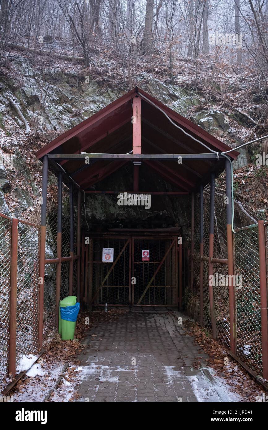 Grzadki, Polen - 10. Januar 2022. Projekt Riese, Komplex Rzeczka. Die ...