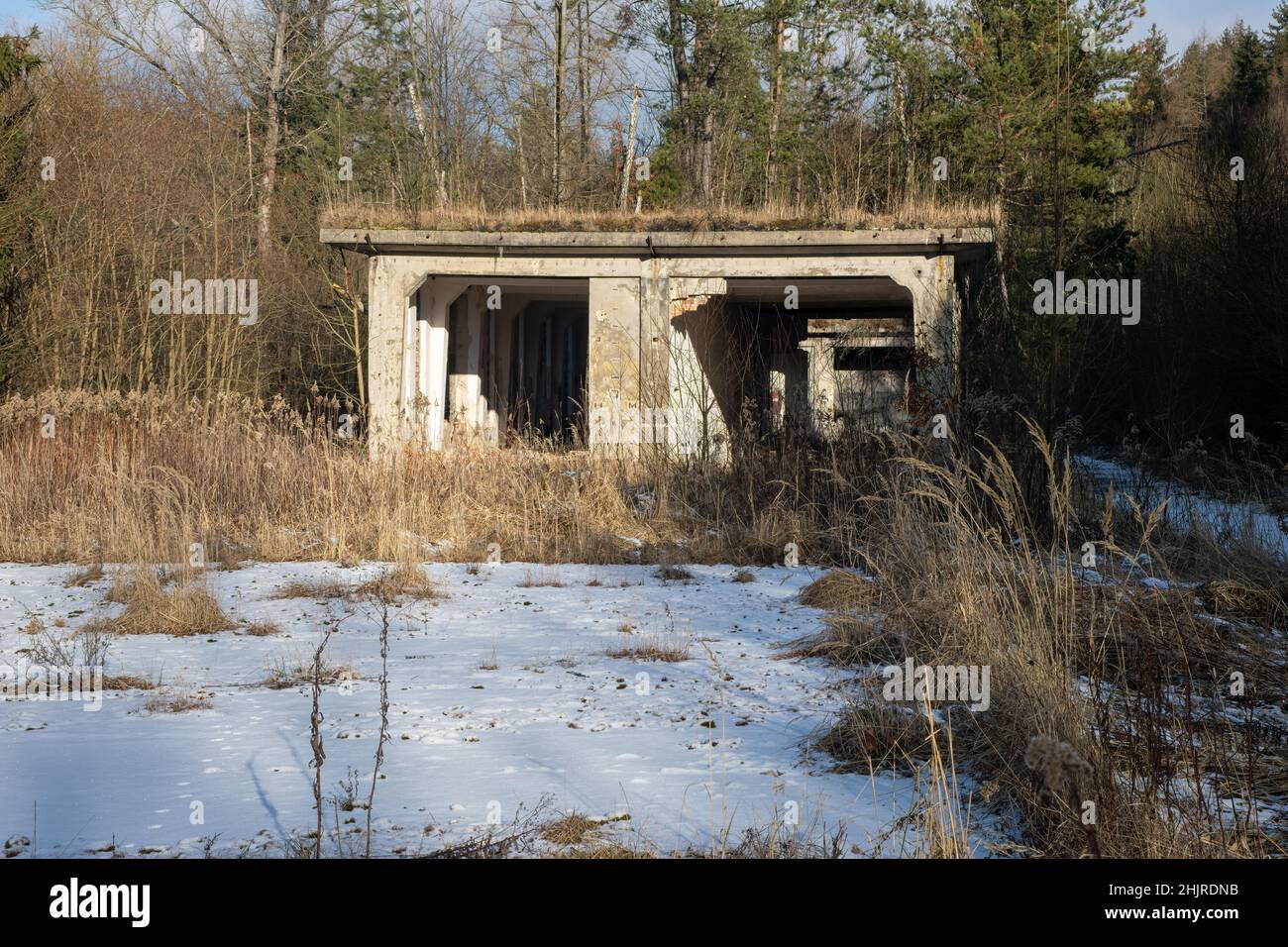 Ludwikowice Klodzkie, Polen - 11. Januar 2022. Molke. Projekt Riese. Ein Projekt, das geschaffen wurde, um wichtige deutsche Hauptquartiere und Fabriken zu errichten Stockfoto