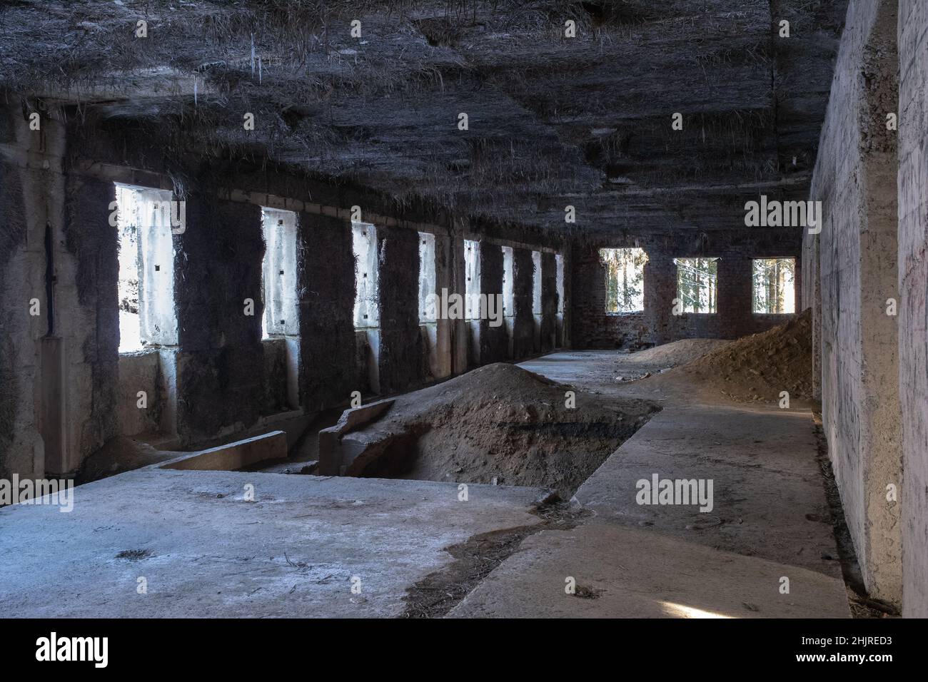 Gluszyca, Polen - 12. Januar 2022. Projekt Riese, Komplex Osowka. Die ...