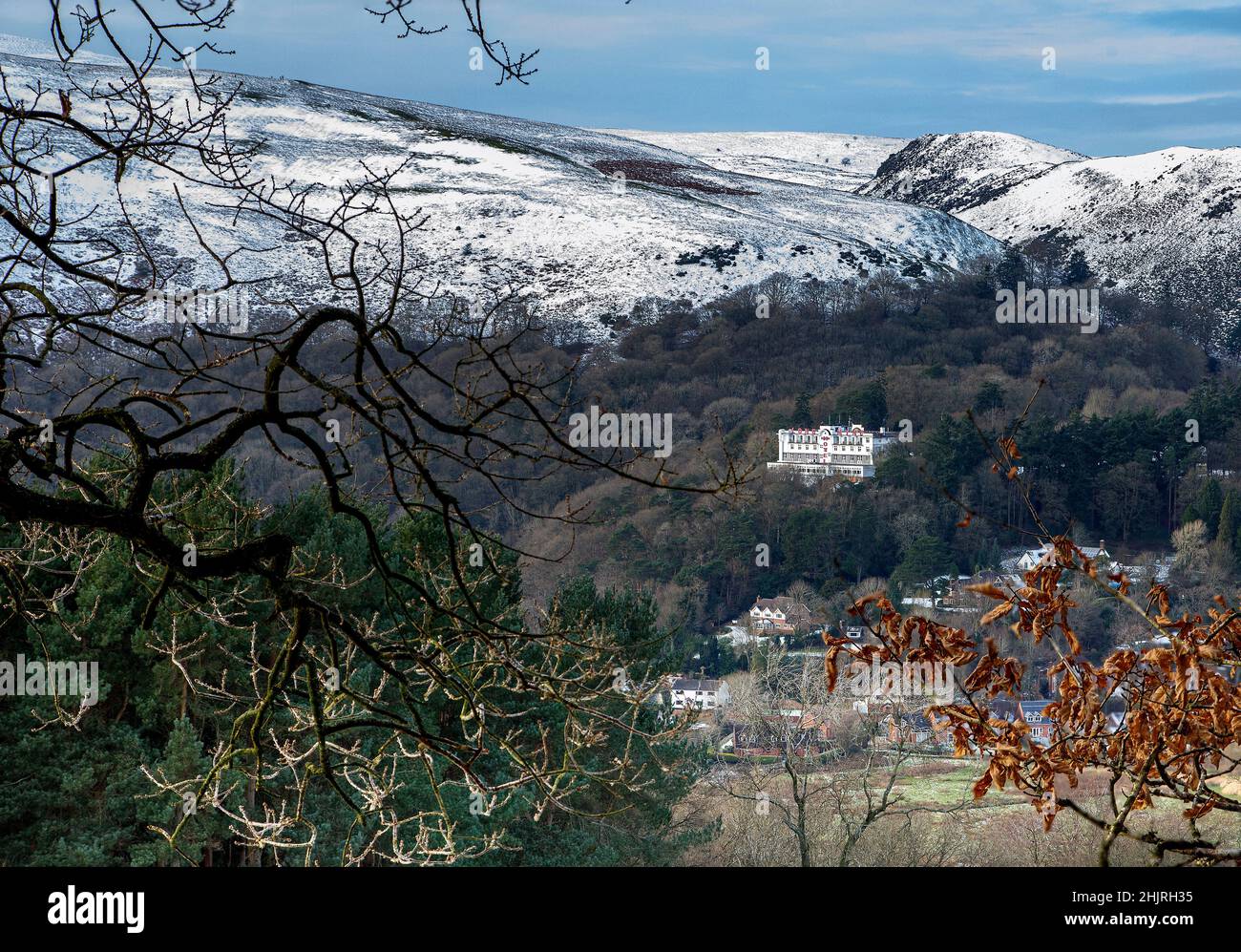 The Long Mynd Hotel Church Stretton, Shropshire, Großbritannien Stockfoto