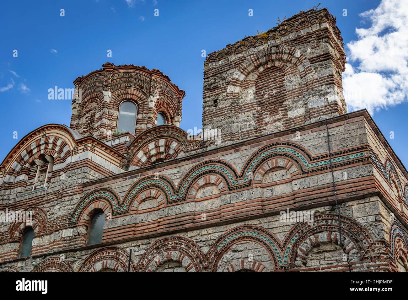 Church of Christ Pantocrator im historischen Teil von Nesebar Resort an der Schwarzmeerküste, in der Provinz Burgas, Bulgarien Stockfoto