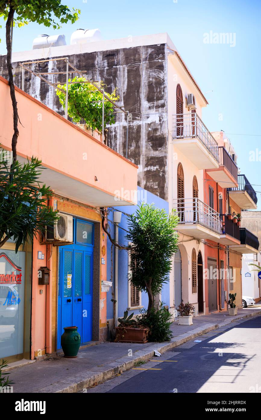 Portopalo di Capo Passero, Sizilien, Italien Stockfoto