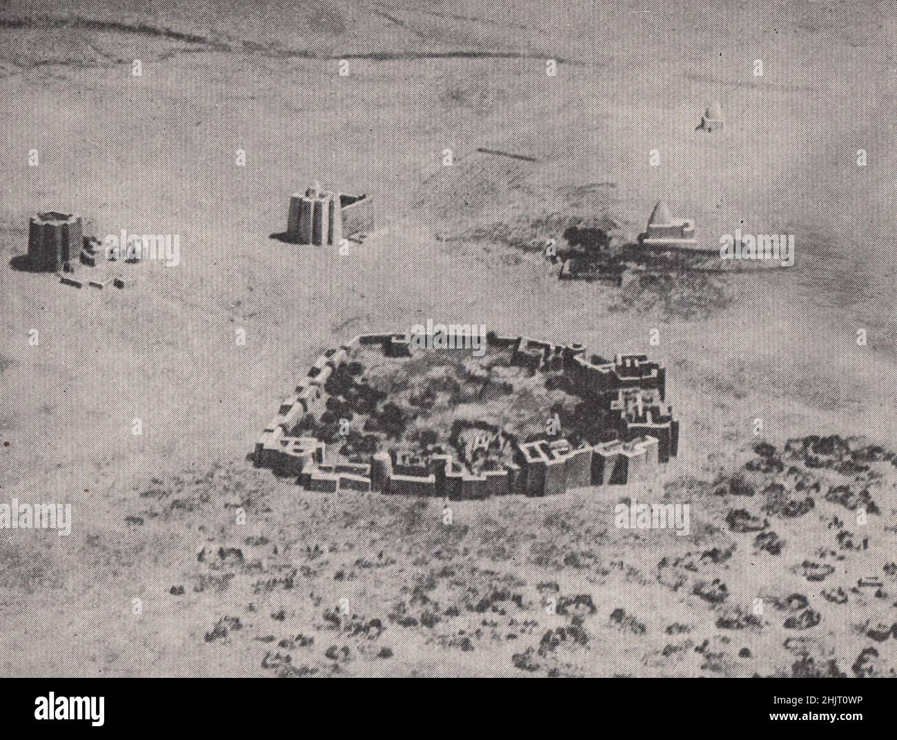 Tali Fort. Eine ehemalige Festung der verrückten Mullah. Somalia. Somaliland (1923) Stockfoto