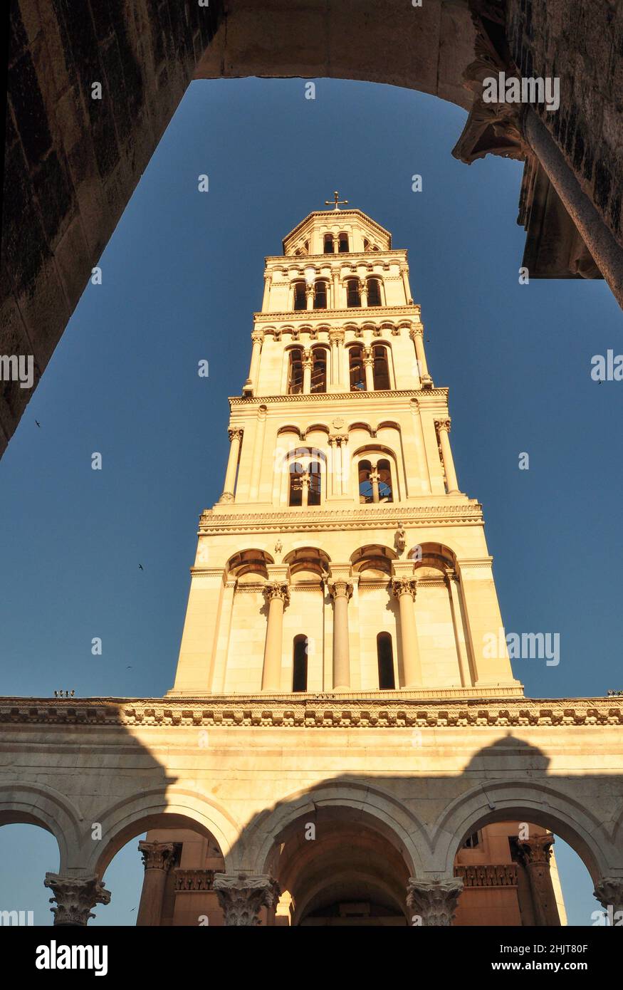 Kathedrale des Heiligen Domnius in Split, Kroatien Stockfoto