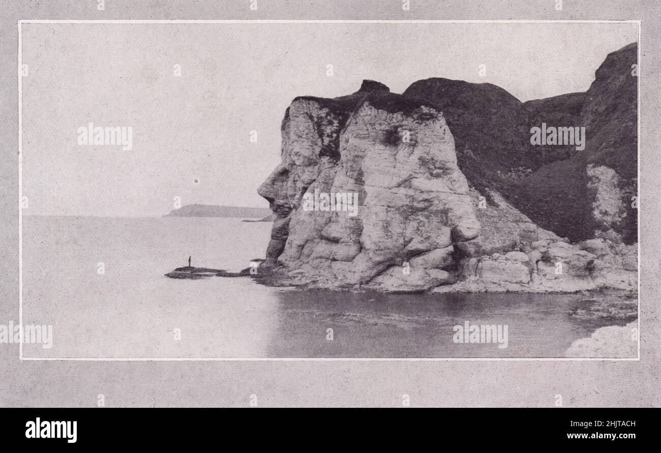 Riesen-Köpfe, Portrush. County Antrim (1913) Stockfoto