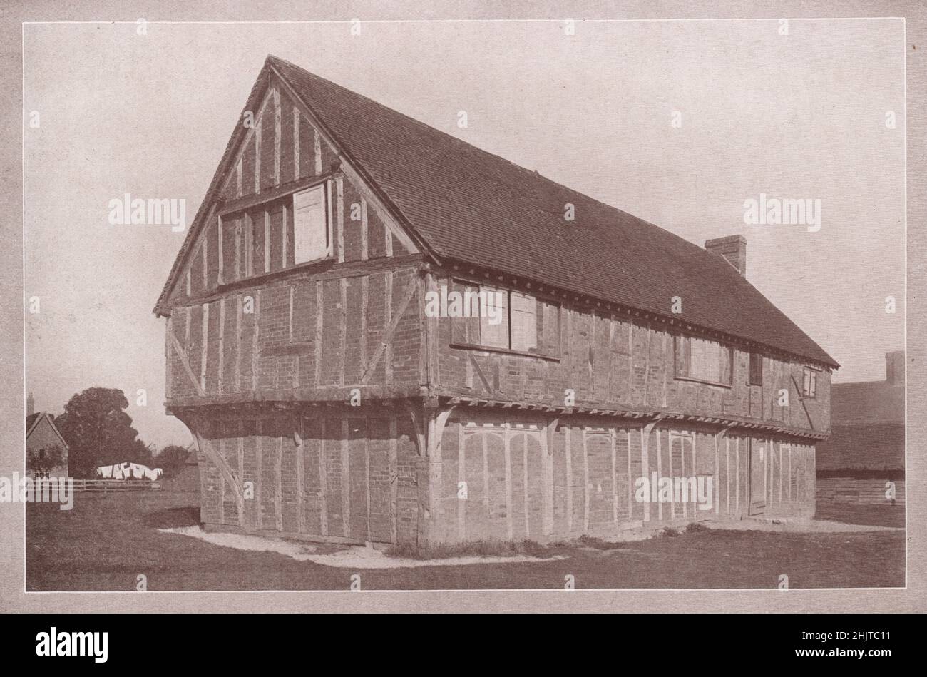 Moot Hall, Elstow. Bedfordshire (1913) Stockfoto