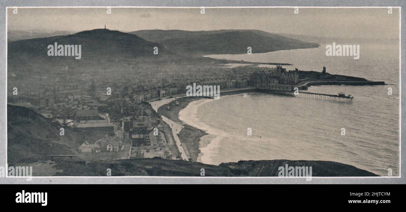 Aberystwyth : Ein Morgengrauen. Cardiganshire (1913) Stockfoto