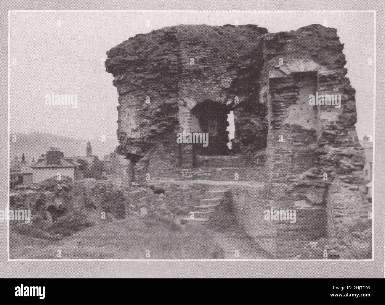 Das Schloss, Aberystwyth. Cardiganshire (1913) Stockfoto