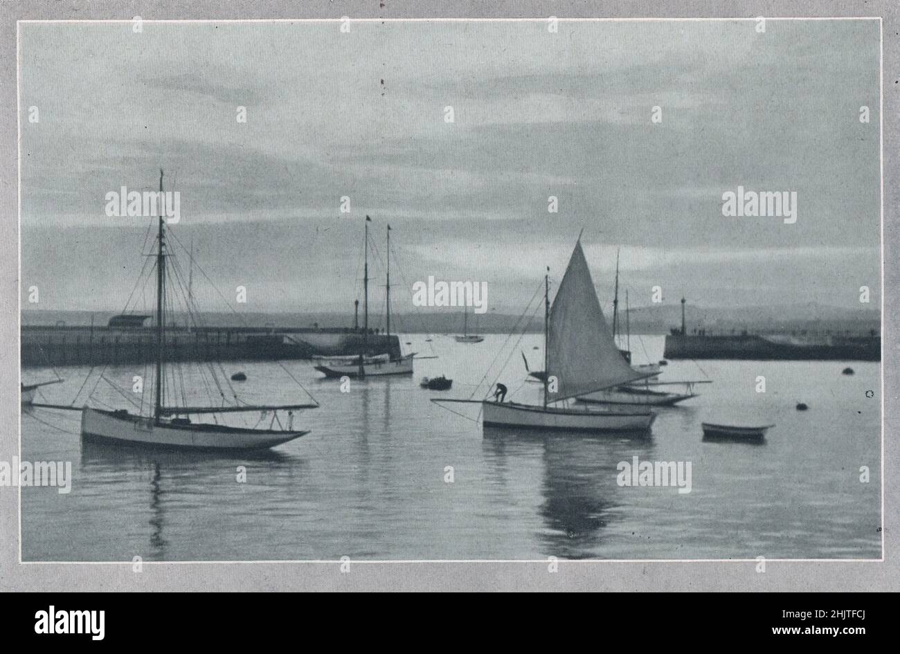 Der Outer Harbour, Torquay. Devonshire (1913) Stockfoto