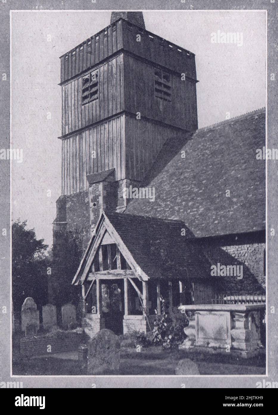 Marks Tey: Die Kirche. Essex (1913) Stockfoto