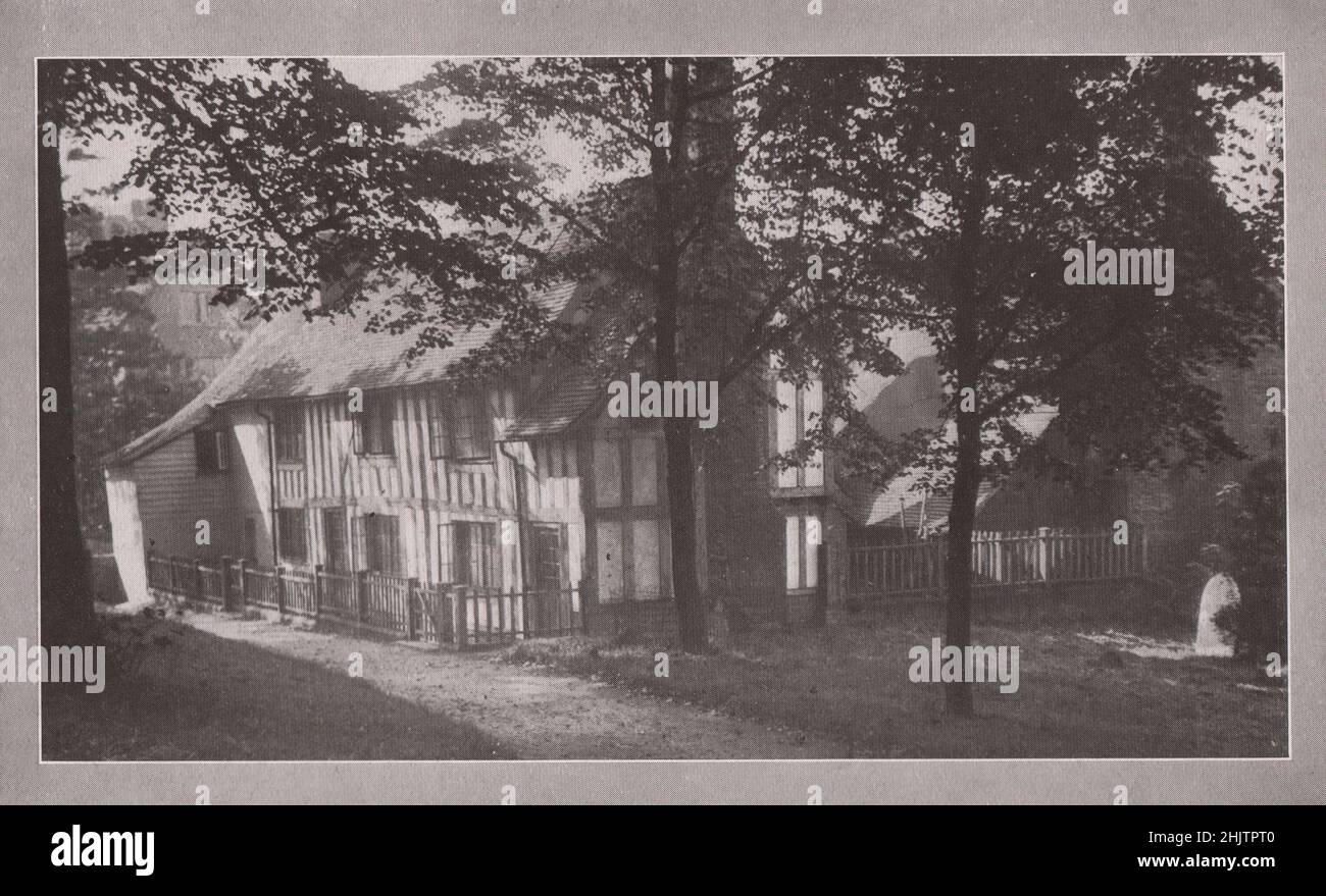 Klerus House, Hatfield Kirchhof. Hertfordshire (1913) Stockfoto