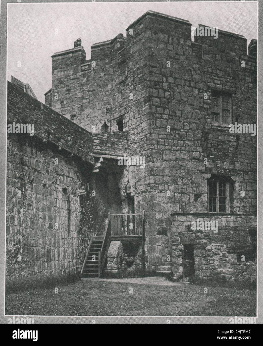 Schloss Rushen, Castletown. Isle of man (1913) Stockfoto