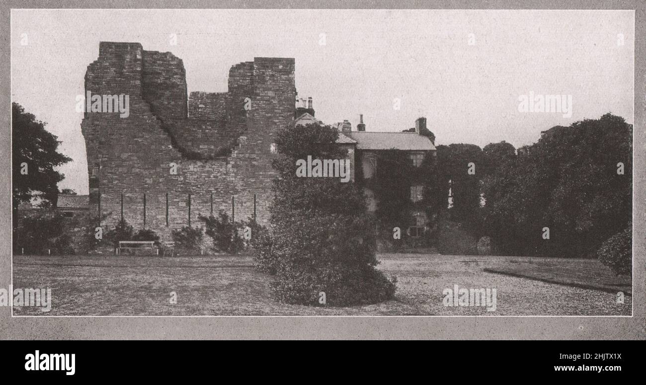 Abbey Ruins, Leicester. Leicestershire (1913) Stockfoto