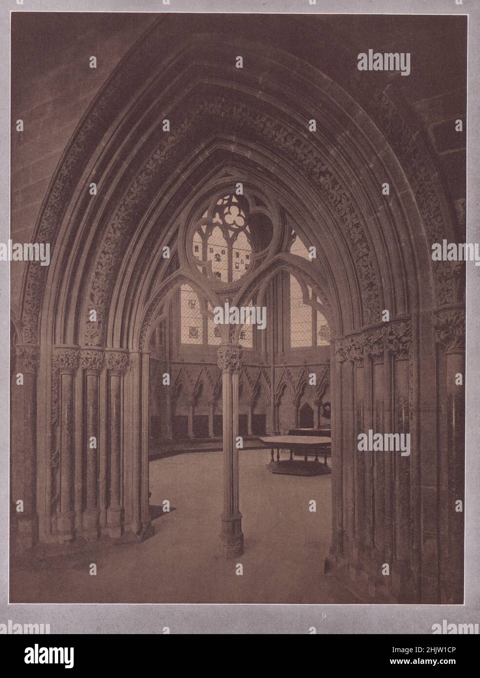 Kapitelhaus, Southwell Cathedral. Nottinghamshire (1913) Stockfoto
