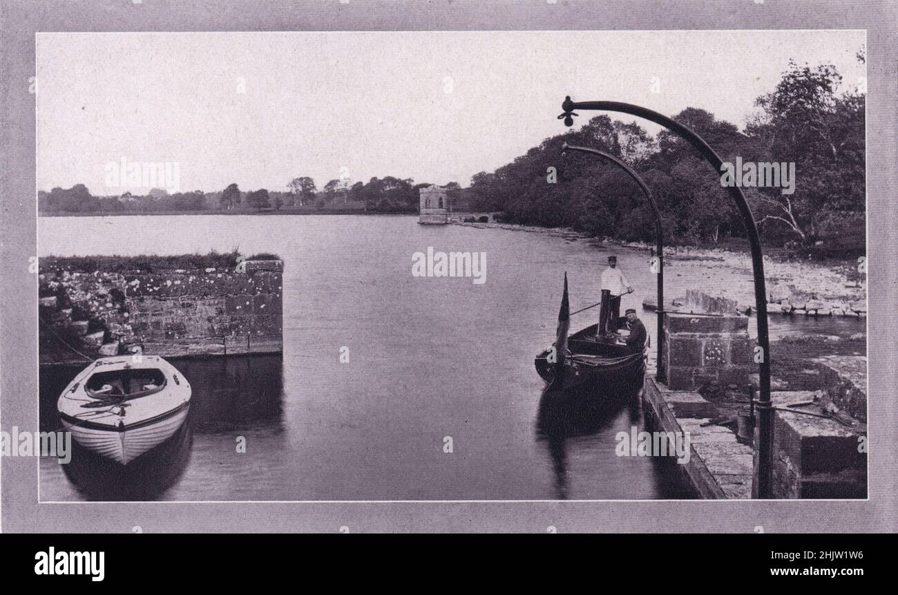 Boat Harbor, Rockingham. County Roscommon (1923) Stockfoto
