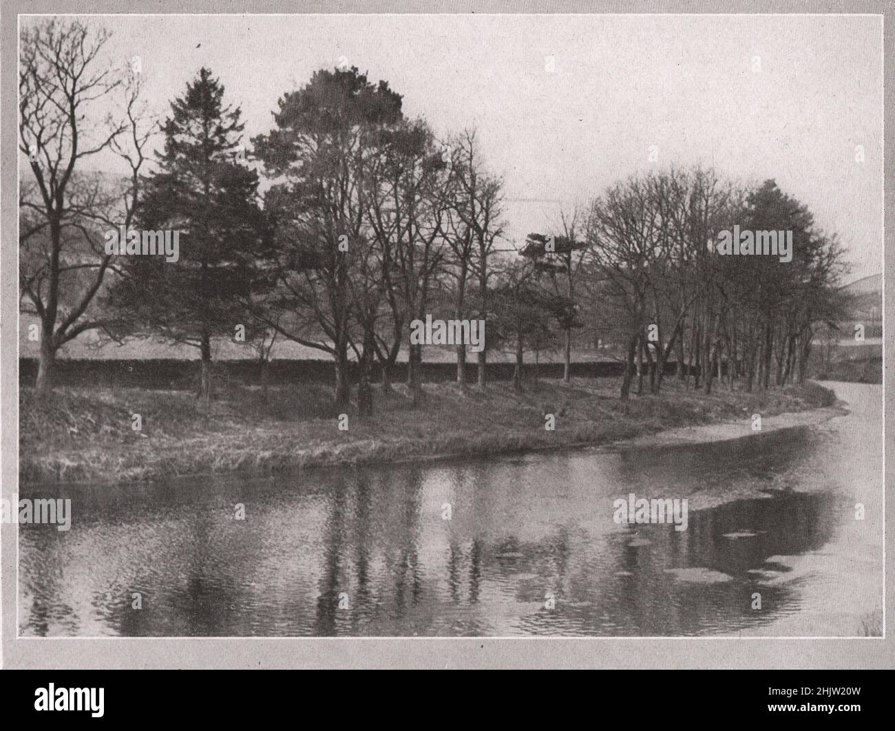 Der Tweed bei Thornielee. Selkirkshire (1923) Stockfoto