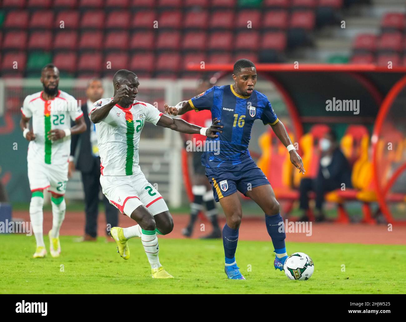 Yaoundé, Kamerun, 13. Januar 2022: Jamiro Monteiro von Kap Verde während des Burkina Faso gegen Cap Verde - Afrika Cup of Nations im Olembe Stadium. Kim Price/CSM. Stockfoto