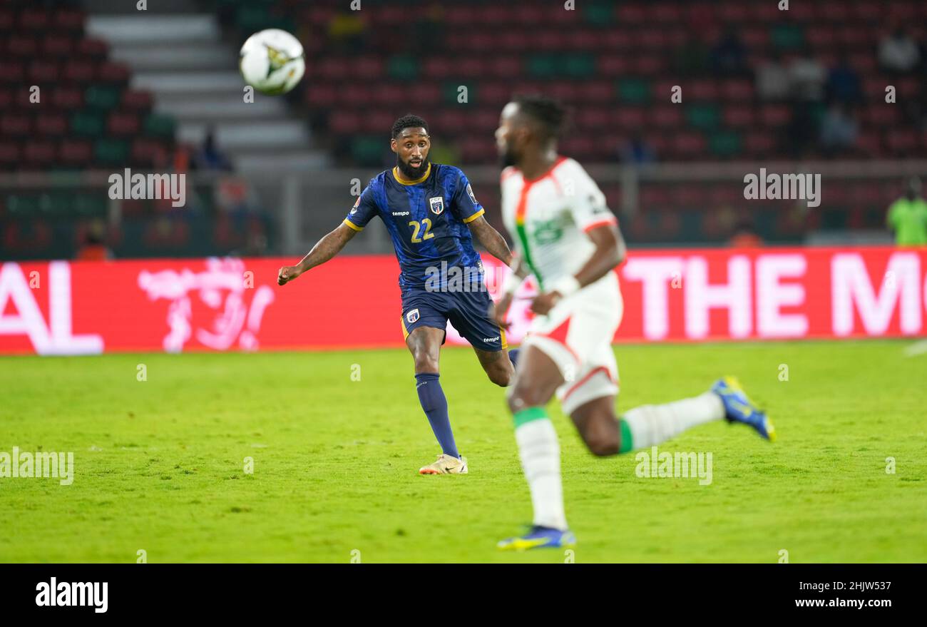 Yaoundé, Kamerun, 13. Januar 2022: Jeffry Fortes von Kap Verde während des Burkina Faso gegen Cap Verde - Afrika Cup of Nations im Olembe Stadium. Kim Price/CSM. Stockfoto