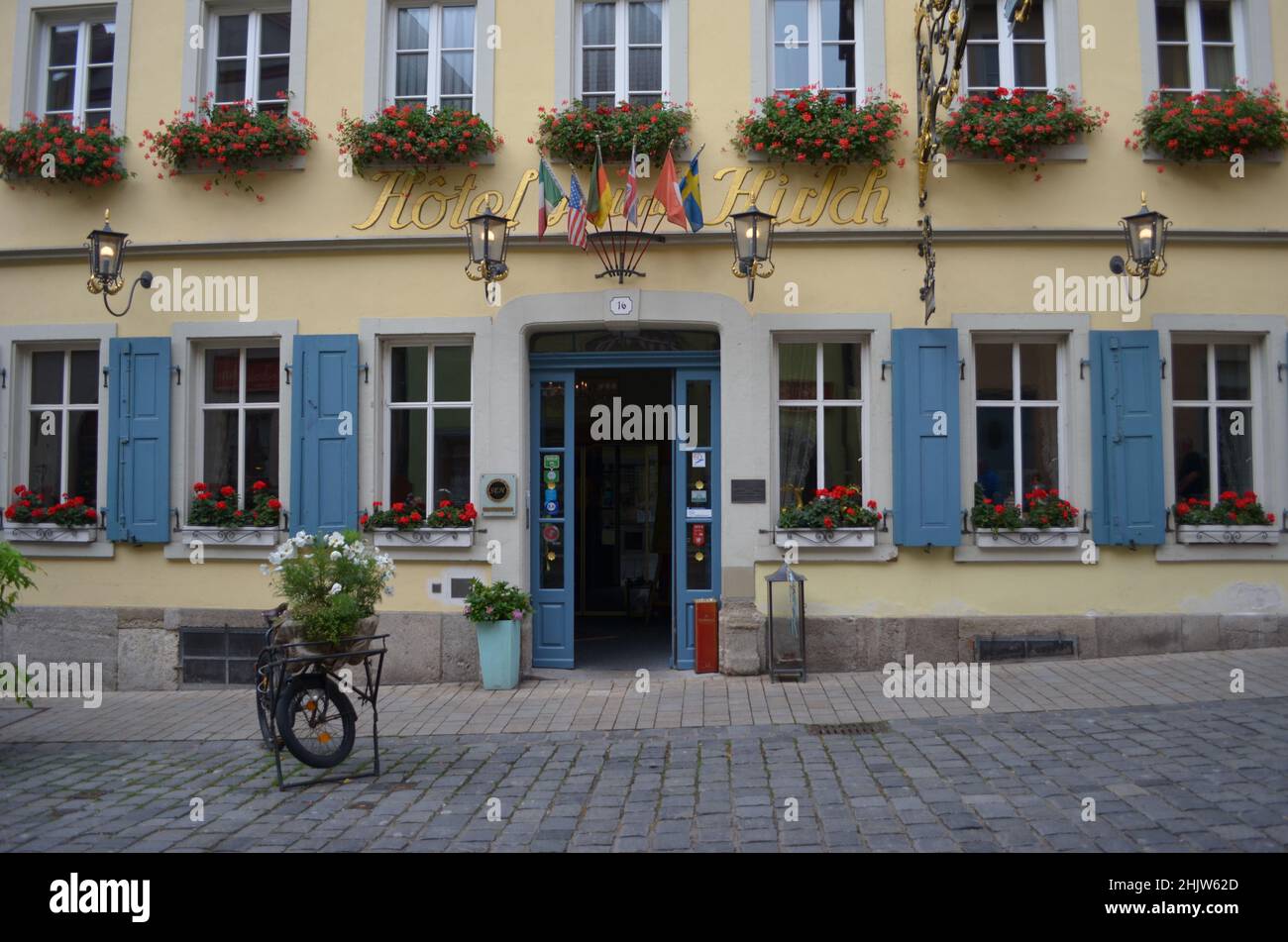 Das ist ein Hotel in Brüssel, Belgien. Es befindet sich auf dem Hauptplatz, der als Grand Place bekannt ist Stockfoto