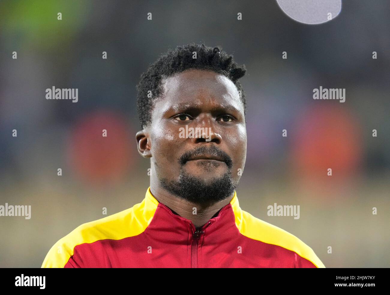 Yaoundé, Kamerun, 14. Januar 2022: Daniel Amartey aus Ghana während des Ghana gegen Gabun- Africa Cup of Nations im Ahmadou Ahidjo Stadium. Kim Price/CSM. Stockfoto