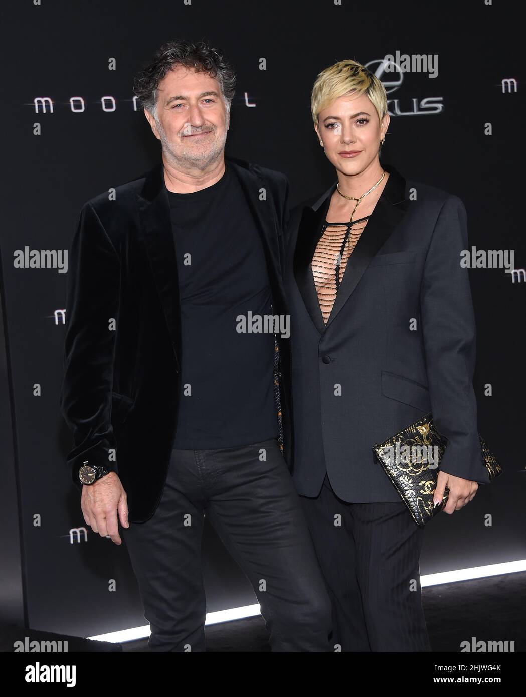 31. Januar 2022, Hollywood, Kalifornien, USA: Harald Kloser kommt zur Premiere des Films ÓMoonfallà im chinesischen Theater an. (Bild: © Lisa O'Connor/ZUMA Press Wire) Stockfoto