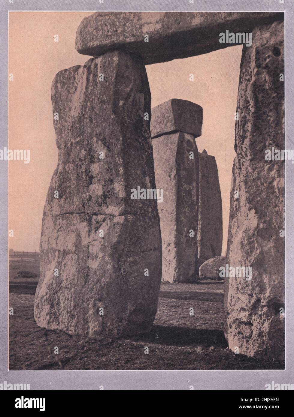 Eine Ecke von Stonehenge. Wiltshire (1923) Stockfoto