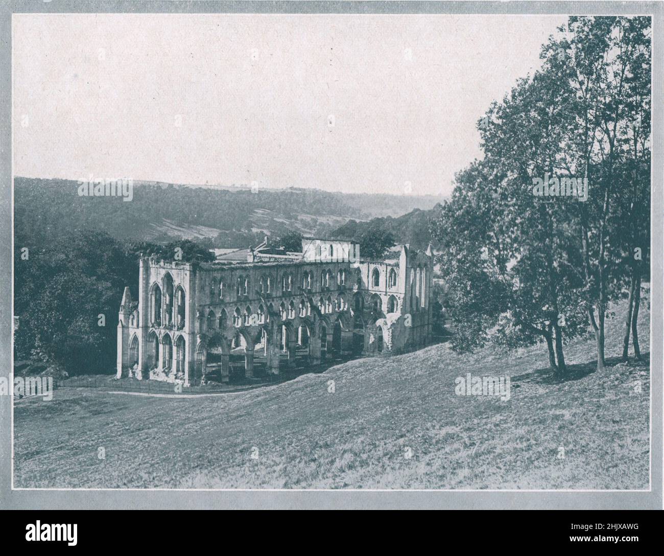 Abtei Rievaulx. Yorkshire (1923) Stockfoto