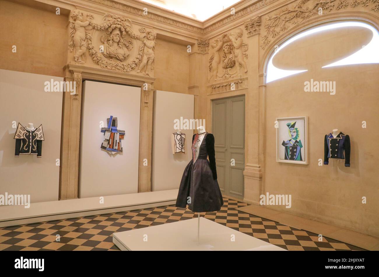 YVES SAINT LAURENT IM MUSEUM PICASSO-PARIS Stockfoto