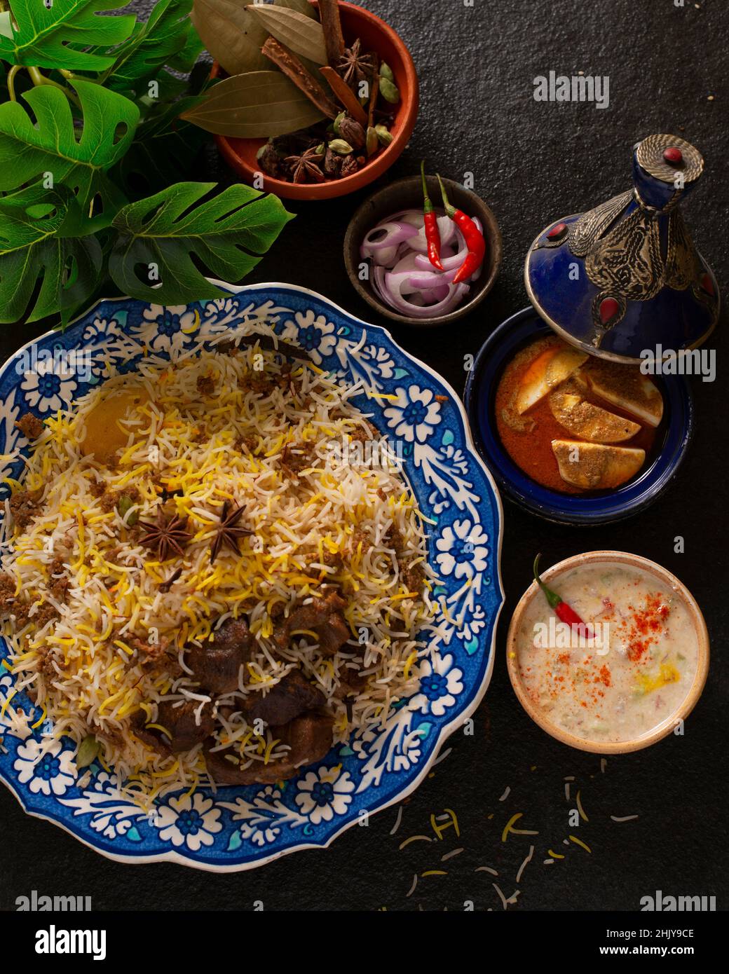 FOOD BIRIYANI Stockfoto