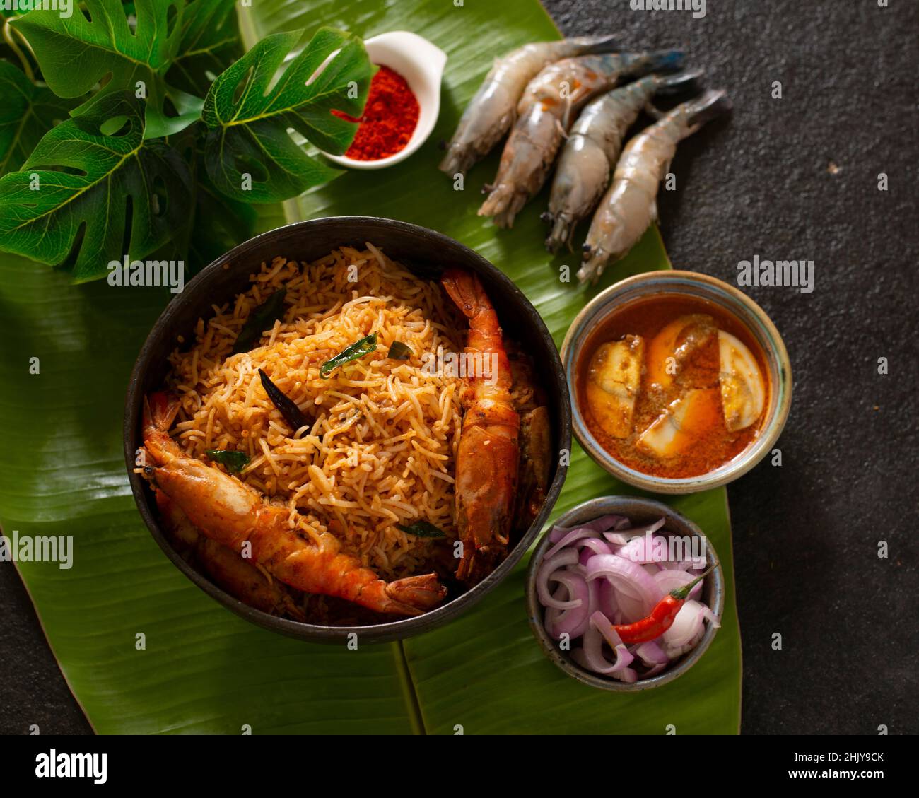 FOOD BIRIYANI Stockfoto