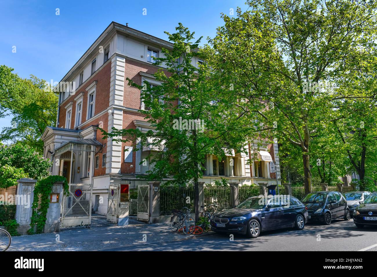 Café Einstein, Kurfürstenstraße, Tiergarten, Mitte, Berlin, Deutschland Stockfoto