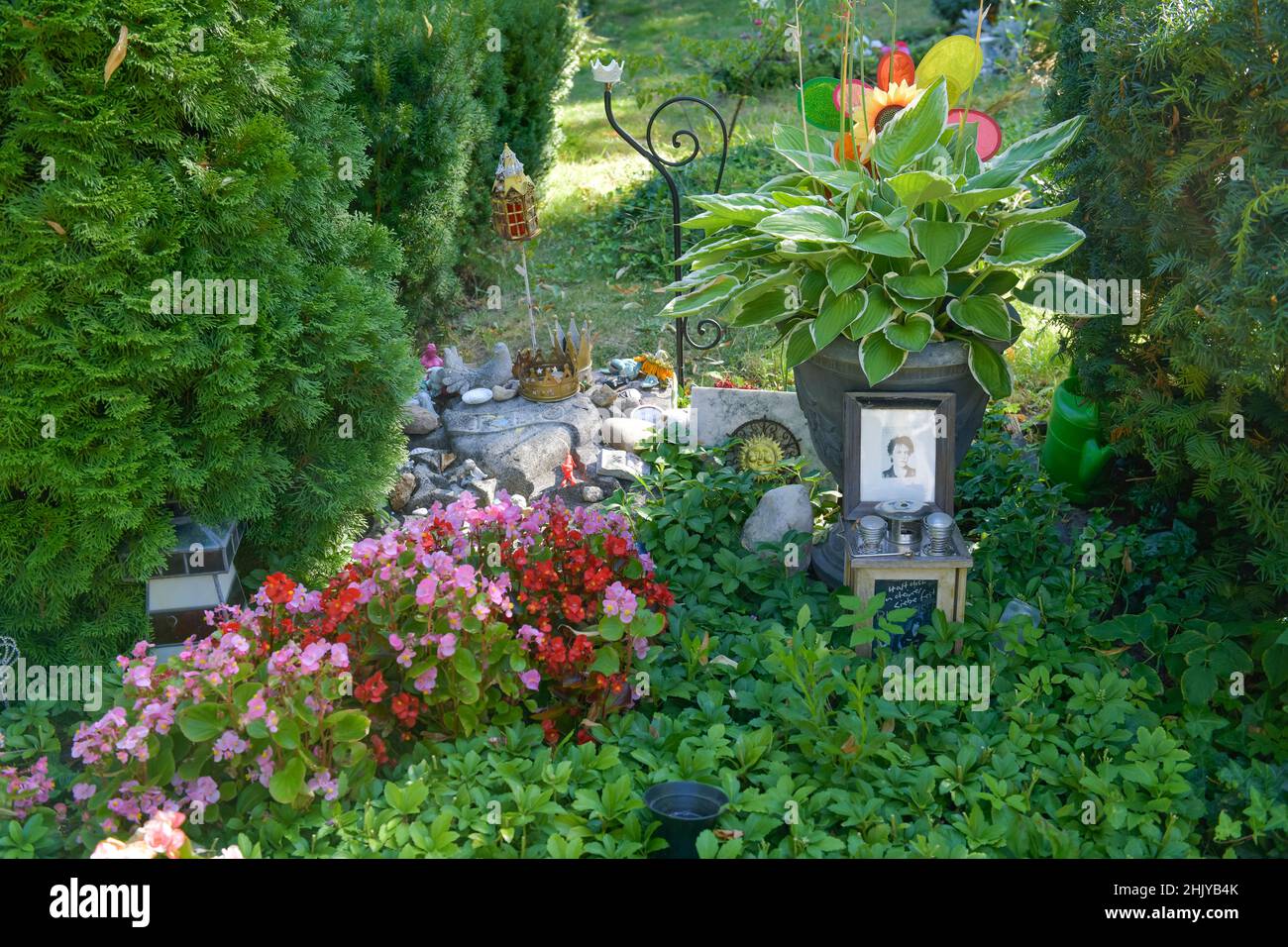 Greifer Rio Reiser, Alter St.-Matthaeus-Kirchhof, Schöneberg, Berlin, Deutschland Stockfoto