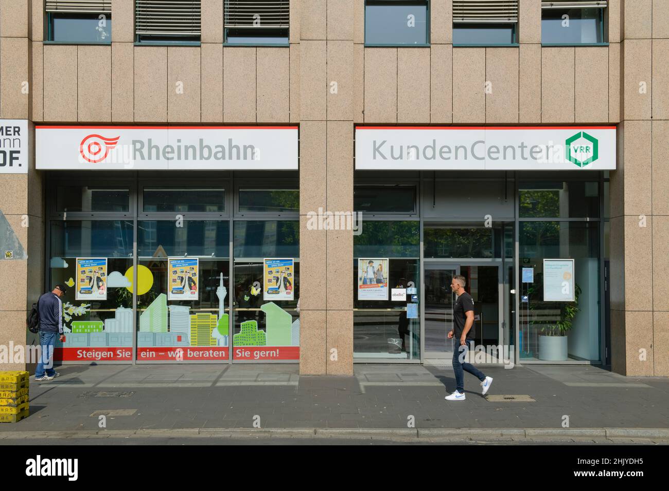 Rheinbahn Kundencenter, Konrad-Adenauer-Platz, Düsseldorf, Nordrhein-Westfalen, Deutschland Stockfoto