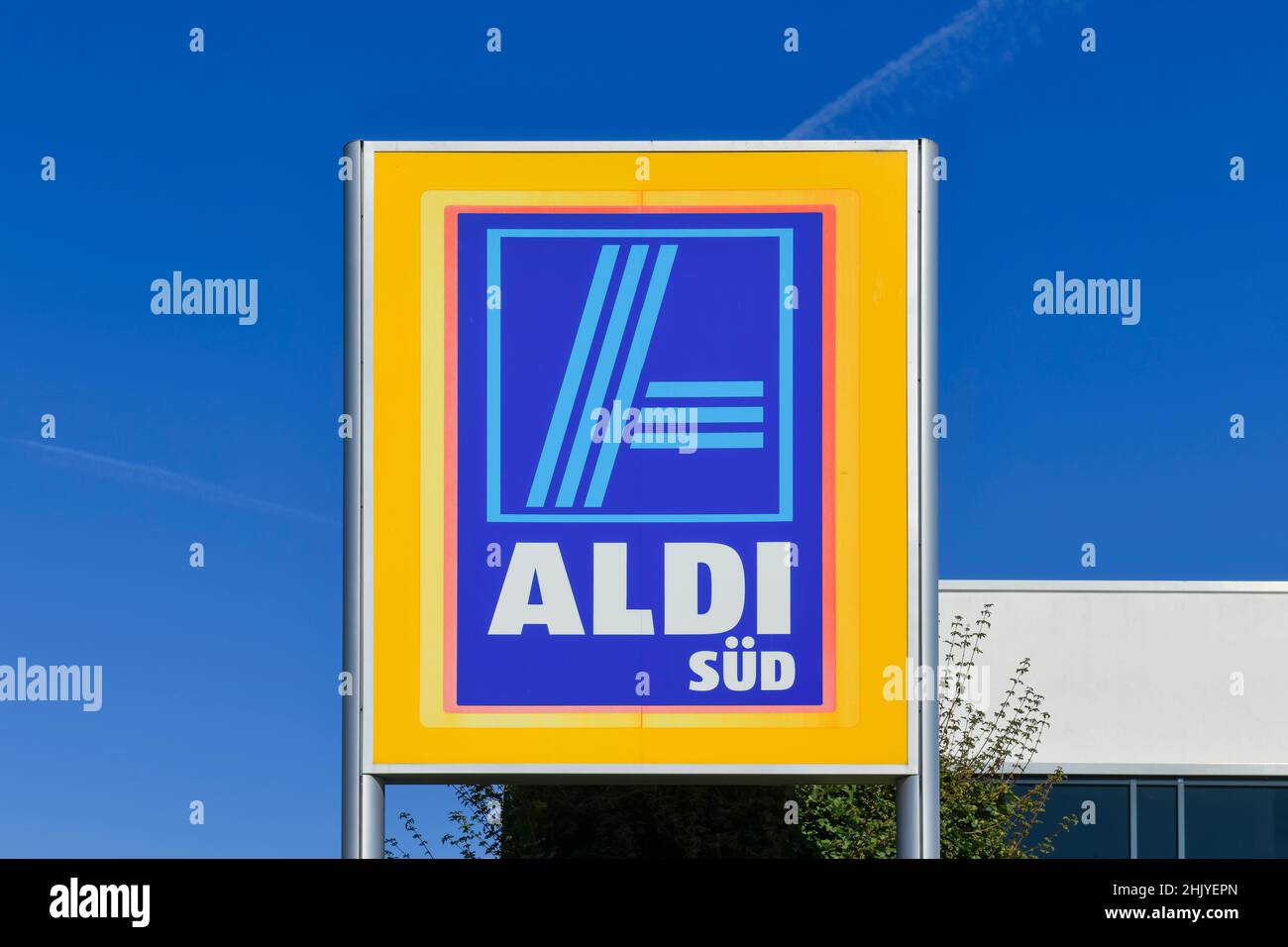 Aldi Süd, Bad Godesberg, Bonn, Nordrhein-Westfalen, Deutschland Stockfoto