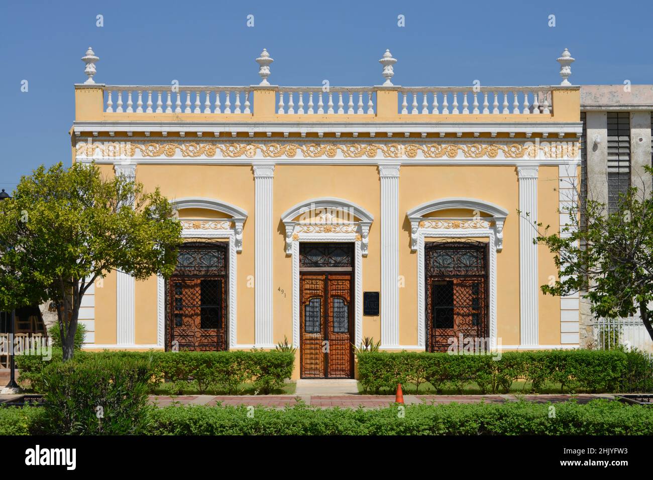 Villa, Paseo Montejo, Merida, Yucatan, Mexiko Stockfoto