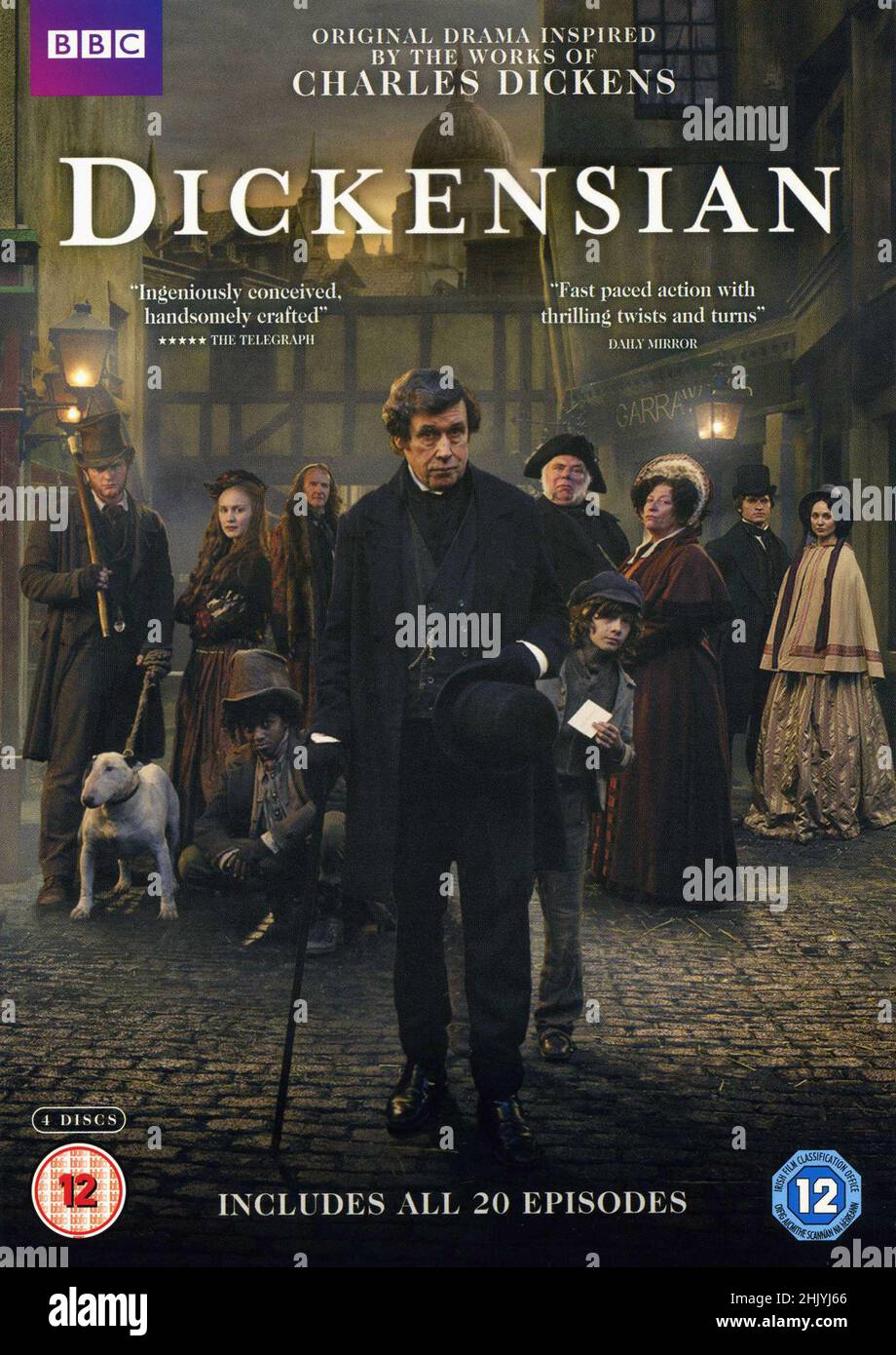DVD-Cover. „Dickensian“. BBC-Fernsehdrama. Stockfoto