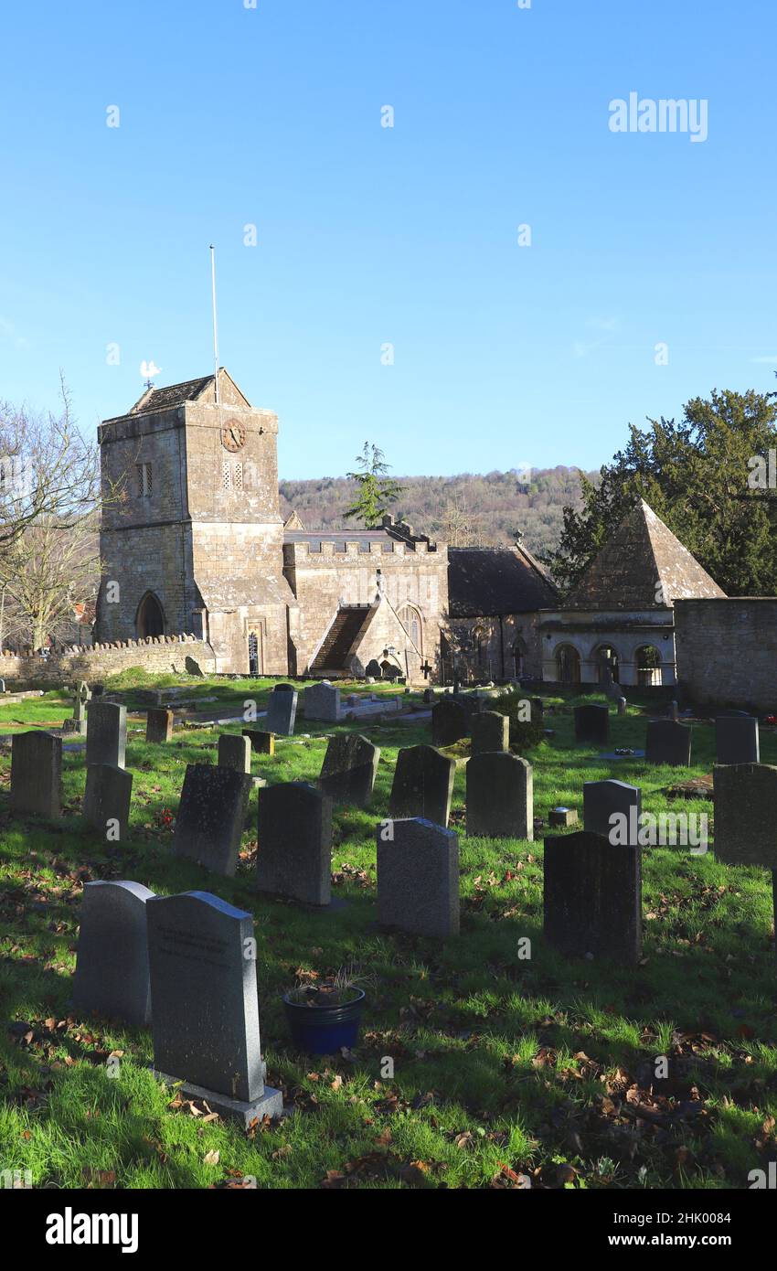 St Mary's Church, Claverton, Bath, Somerset Stockfoto