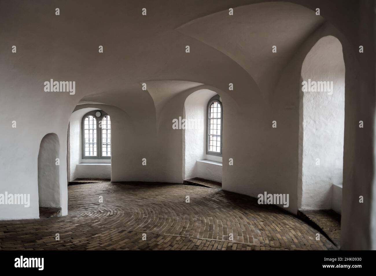 Der im 17th. Jahrhundert erbaute Rundturm in Kopenhagen beherbergt Europas ältestes funktionierendes Observatorium. Stockfoto