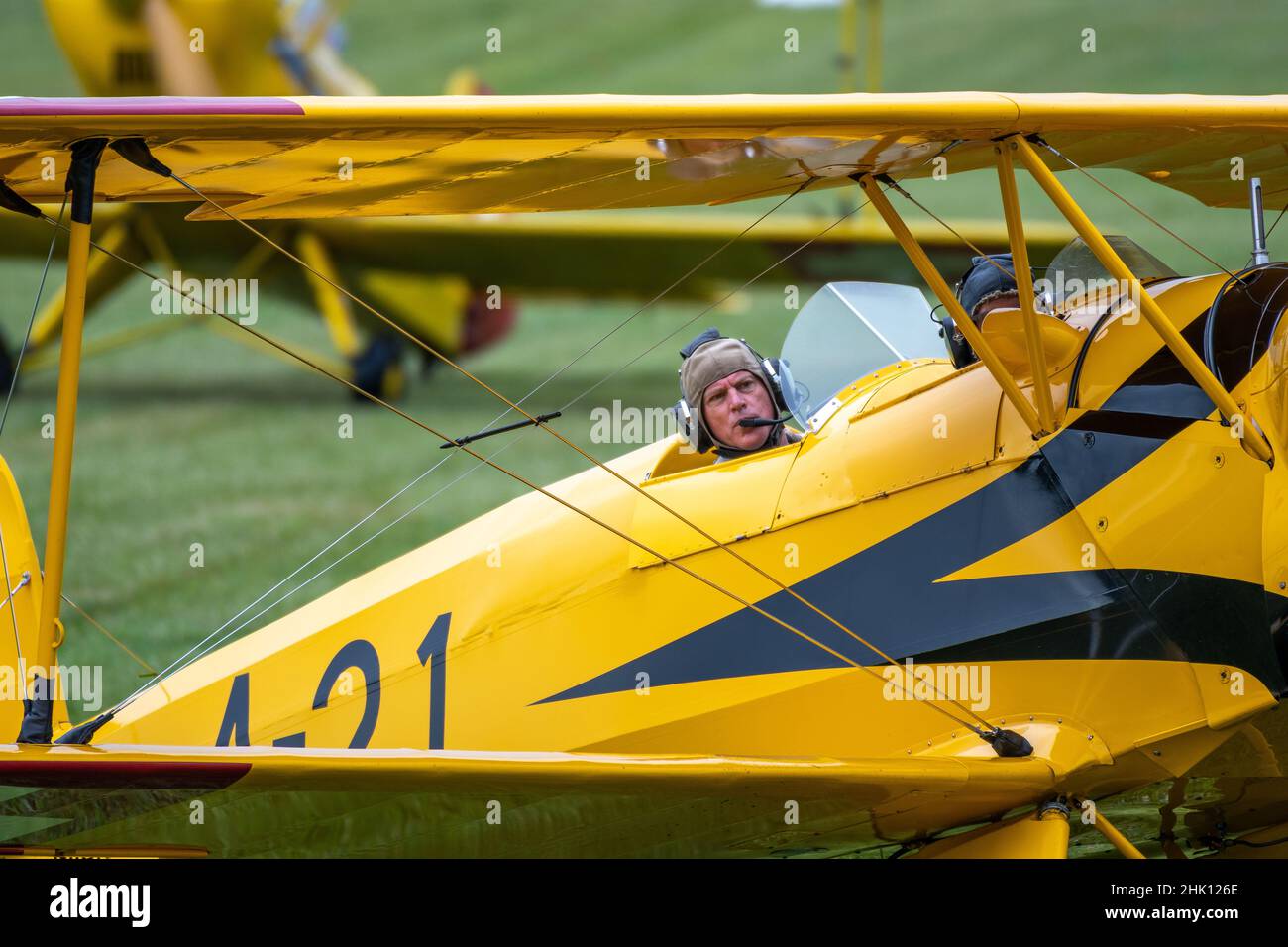 Potomac Antique Aero Squad 49th jährlich Fliegen Sie im Massey Aerodrome ein Stockfoto