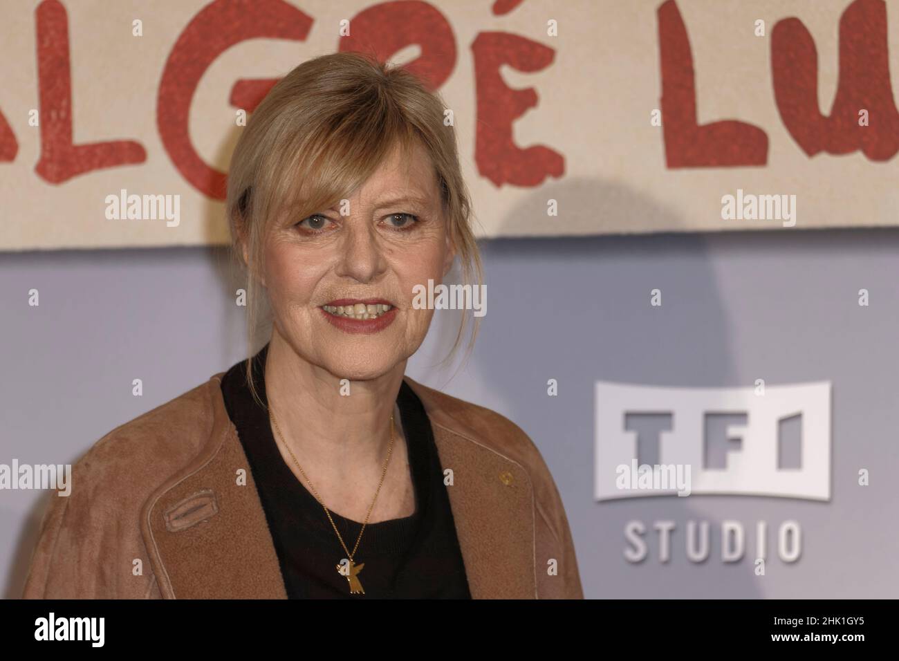 Paris, Frankreich. 31st Januar 2022. Schauspielerin Chantal Ladesou nimmt an der SUPERHELDEN-Premiere von MALGRE LUI von Philippe Lacheau im Le Grand Rex Teil. Stockfoto