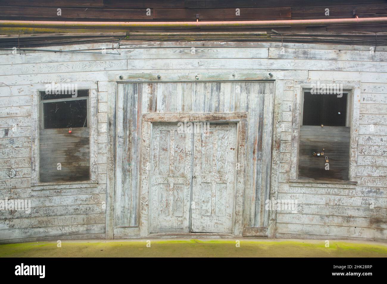 Rustikale Tür, Locke, Kalifornien Stockfoto