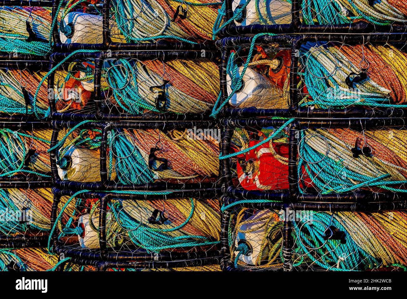 Kalifornien, USA, Crescent City, Crescent City Marina Stockfoto